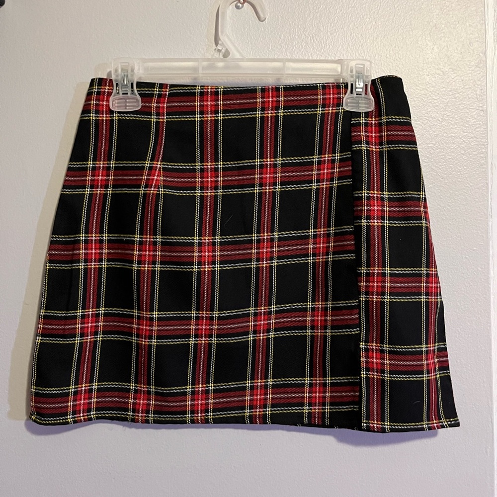 Plaid Mini Skirt